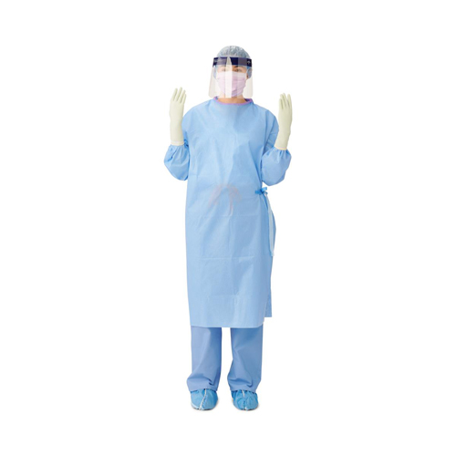 MEDDYNJP2002S - Medline - Medline Sterile Nonreinforced Sirus Surgical Gowns with Set-In Sleeves, 20 EA/CS
