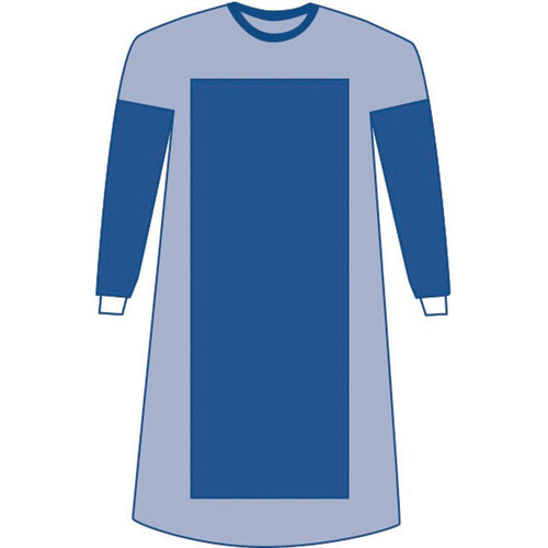MEDDYNJP2205H - Medline - Sterile Poly-Reinforced Extra-Long Eclipse Gowns