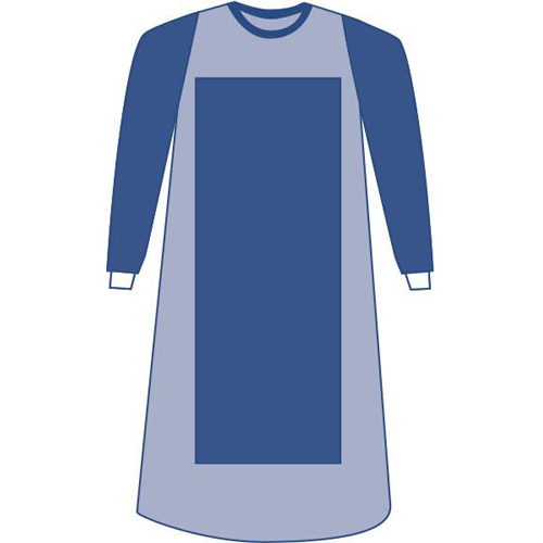 MEDDYNJP2212P - Medline - Medline Sterile Poly-Reinforced Prevention Plus Sleeve Eclipse Gown, 18 EA/CS