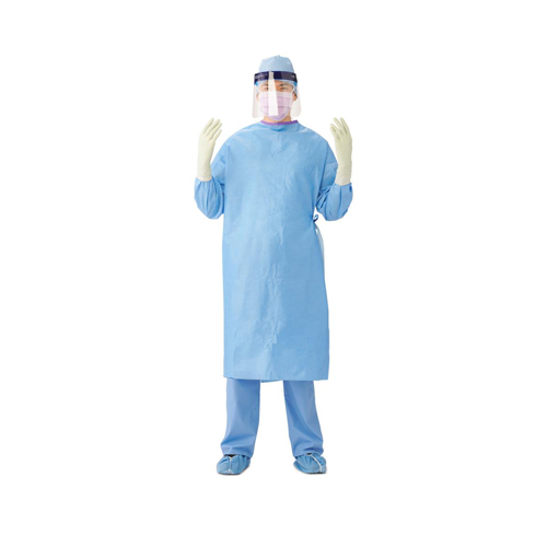 MEDDYNJP2502 - Medline - Medline Fabric-Reinforced Sirus Surgical Gowns with Raglan Sleeve, 28 EA/CS