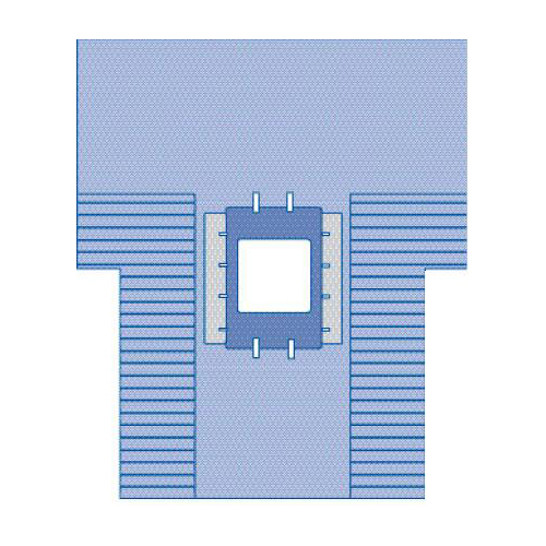 MEDDYNJP3105 - Medline - Bariatric Surgical Drape with Pouches, 8 EA/CS