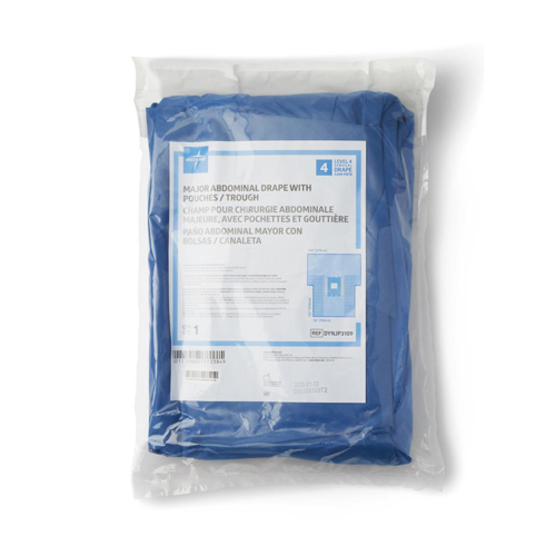 MEDDYNJP3109H - Medline - Medline Major Abdominal Surgical Drape with Pouches, 1/EA