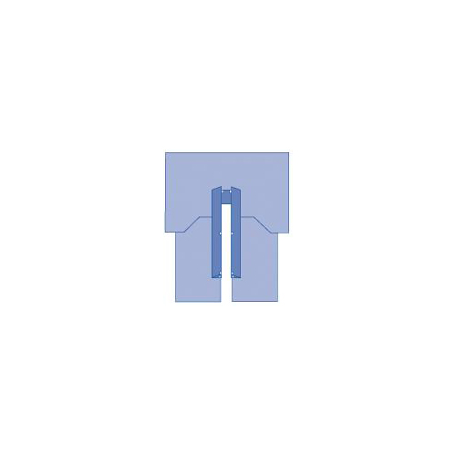 MEDDYNJP4014H - Medline - Medline Sterile CVMax Cardiovascular Split Surgical Drape, 1/EA