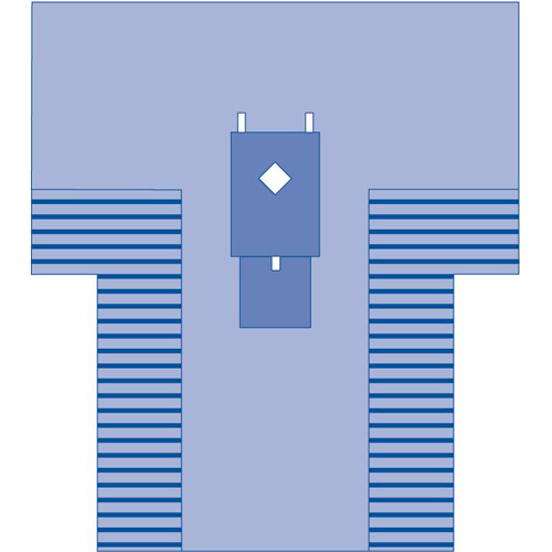MEDDYNJP7003 - Medline - Medline Thyroid Surgical T-Drape, 12 EA/CS