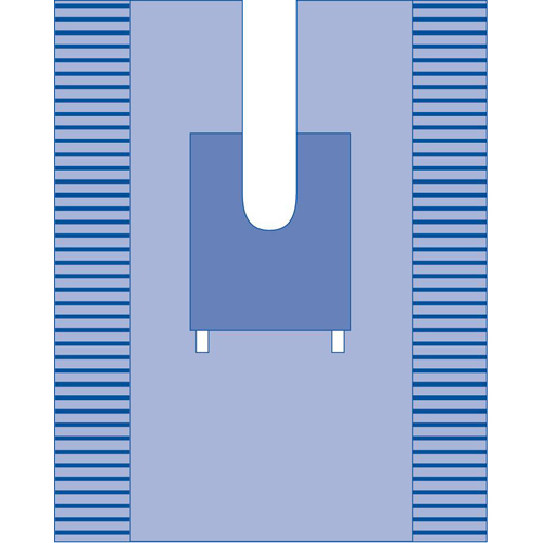 MEDDYNJP8301 - Medline - Medline Orthopedic Split Surgical Drape, 10 EA/CS