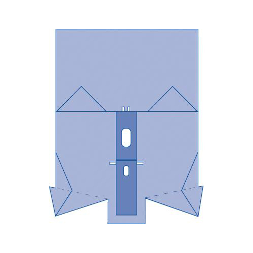 MEDDYNJP9004 - Medline - Medline Abdominal Lithotomy Surgical Drape, 8 EA/CS