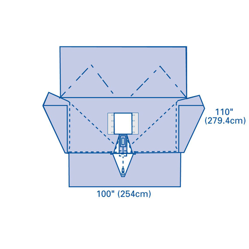 MEDDYNJP9108 - Medline - Medline Sterile Robotics Surgical Drapes, 5 EA/CS