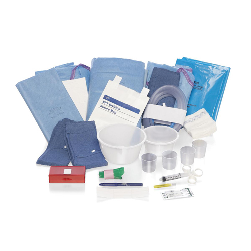 MEDDYNJS0702 - Medline - Sterile ENT Standard Surgical Tray I, 4 Each per Case