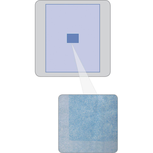 MEDDYNJSD1060 - Medline - Invisishield Eye Drape with Incise, 40 EA/CS