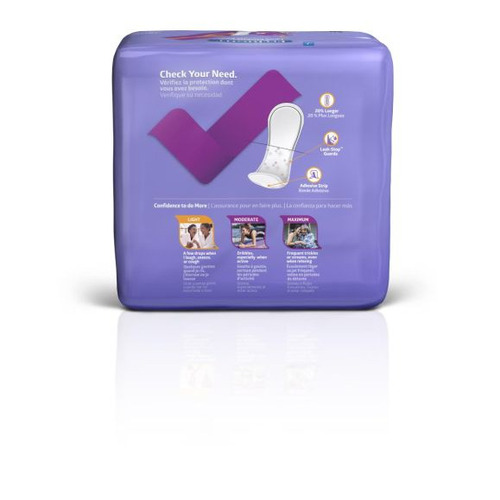 MEDFBC1015 - Medline - FitRight Bladder Control Pads, Long, 180/CS