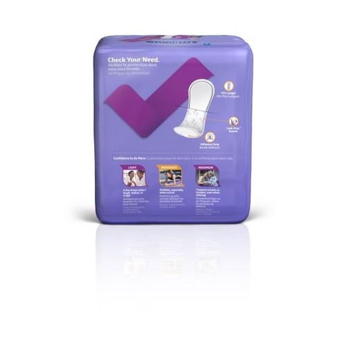 MEDFBC1025 - Medline - FitRight Bladder Control Pads, Moderate, Long, 144 EA/CS