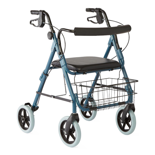 MEDG07887B - Guardian - Guardian Deluxe Rollators with 8" Wheels, Blue, 8", 1/EA