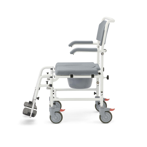 MEDG1-504WCPX1 - Medline - Aluminum Commodes with Wheels, 1/EA