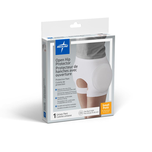 MEDHIPPROTOPSM - Medline - Medline Premium Hip Protector, Open, Size S, for 30"-38" Waist, 10 EA/CS