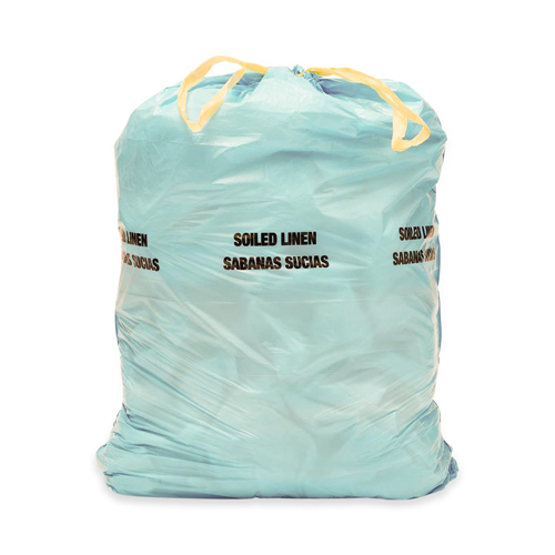 MEDLB2938C - Medline - Soiled Linen Liners, Blue, 29" x 38", 0.9 Mil, Roll, Draw Tape Closure, 150 EA/CS