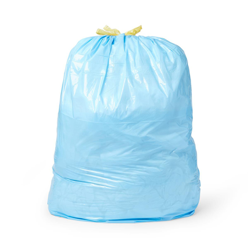 MEDLB2938E - Medline - Low-Density Trash Can Liner, Blue, 29" x 38", 1.5 Mil, Roll, Drawtape Closure, 150 EA/CS