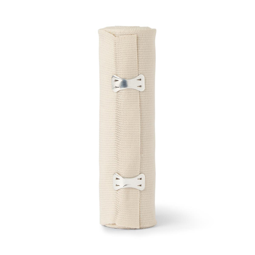 MEDMDS055006H - Medline - Medline Sure-Wrap Elastic Bandage with Clips, 6" x 5 yd.