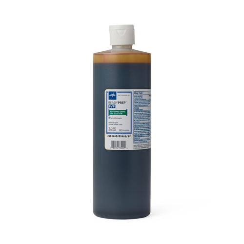 MEDMDS093906 - Medline - Medline Povidone Iodine Prep Solution, 1 pt.