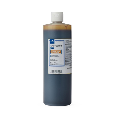MEDMDS093947 - Medline - Medline Solution, Scrub, Povidone-Iodine, 1 Pint