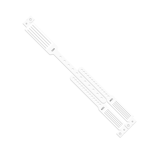 MEDMDS133042W - Medline - 3-Part OB Insert-Style Vinyl ID Band Set, White, 100 EA/BX