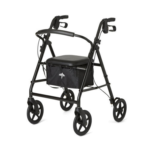 MEDMDS86830EBLS8 - Medline - Basic Steel Rollators, Black, 8", 1/EA