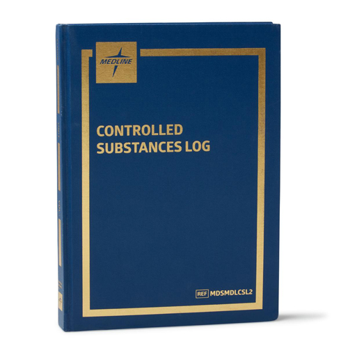MEDMDSMDLCSL2 - Medline - Controlled Substances Log Book, 1/EA