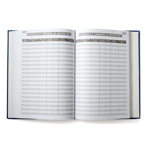 MEDMDSMDLCSL2 - Medline - Controlled Substances Log Book, 1/EA