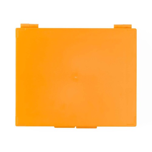 MEDMLAB100STRO - Medline - Slide Storage Box for One Hundred 25 mm x 75 mm Slides, Orange