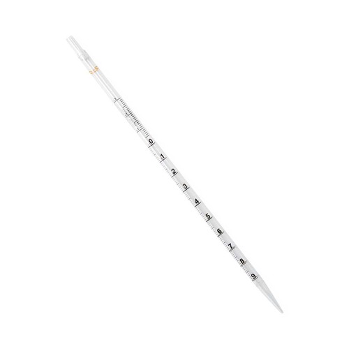 MEDMLAB20010BG - Medline - Serological Pipette, Bulk Sterile, Pipette Aid, 10 mL with 1/10 mL Graduations, Orange