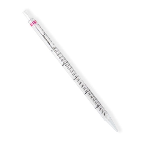 MEDMLAB20025 - Medline - Serological Pipette, Individually Wrapped Sterile, Pipette Aid, 25 mL with 2/10 mL Graduations, Red