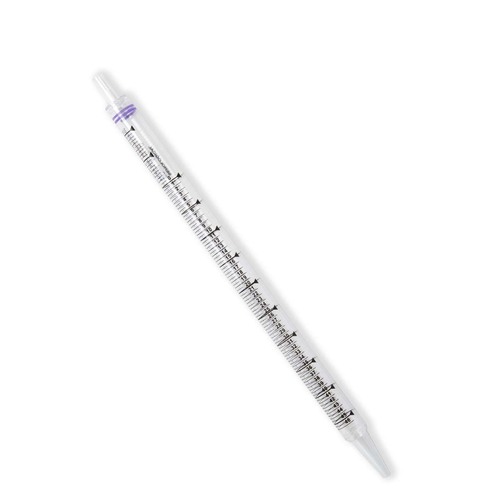 MEDMLAB20050 - Medline - Serological Pipette, Individually Wrapped Sterile, Pipette Aid, 50 mL with 5/10 mL Graduations, Purple
