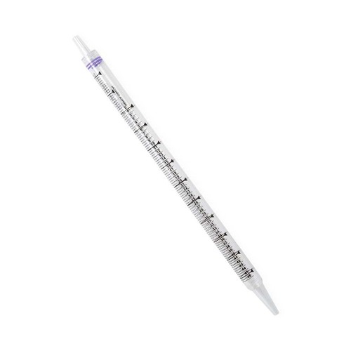 MEDMLAB20050BG - Medline - Serological Pipette, Bulk Sterile, Pipette Aid, 50 mL with 5/10 mL Graduations, Purple