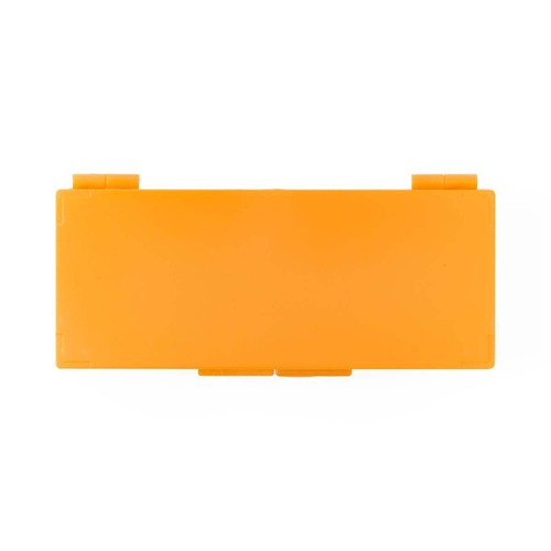 MEDMLAB50SLSTRO - Medline - Slide Storage Box for Fifty 25 mm x 75 mm Slides, Orange