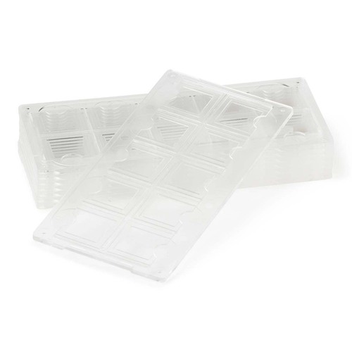 MEDMLAB87157Z - Medline - Decislide 10-Chambered Disposable Plastic Microscope Slide