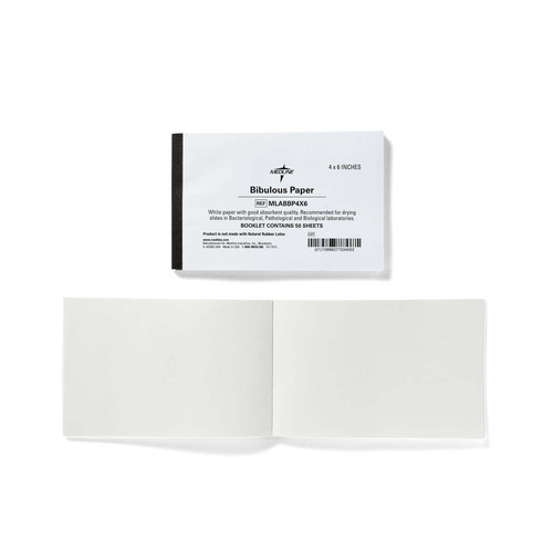 MEDMLABBP4X6 - Medline - Bibulous Paper, 4" x 6", 50 Sheets