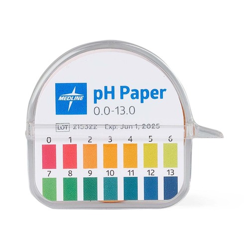 MEDMLABPHP013 - Medline - S/R Wide-Range pH Paper and Dispenser, 0 pH to 13.0 pH