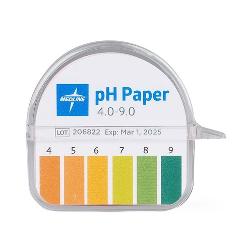 MEDMLABPHP49 - Medline - S/R Wide-Range pH Paper and Dispenser, 4.0 pH to 9.0 pH