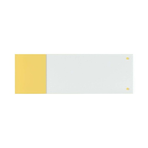 MEDMLABSLIDE1Y - Medline - ClearSelect Microscope Slide, 90&deg;, Ground, Frosted, Yellow
