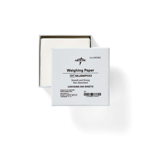 MEDMLABWP3X3 - Medline - Weighing Paper, 3" x 3", 500 Sheets