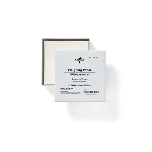 MEDMLABWP4X4 - Medline - Weighing Paper, 4" x 4", 500 Sheets