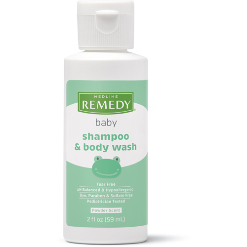 MEDMSC092FW02 - Medline - Medline Remedy Baby Shampoo and Body Wash, 144 EA/CS