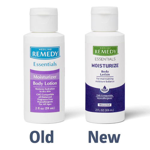 MEDMSC092MBL02 - Medline - Medline Remedy Essentials Body Lotion, Unscented, 2 oz., 96 EA/CS