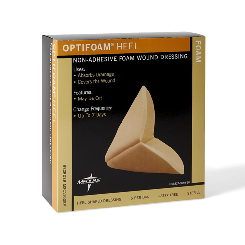 Optifoam Heel Nonadhesive Foam Wound Dressing - Betty Mills