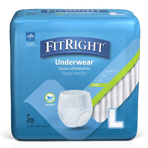 BettyMills: FitRight Extra Protective Underwear, Size L - Medline ...