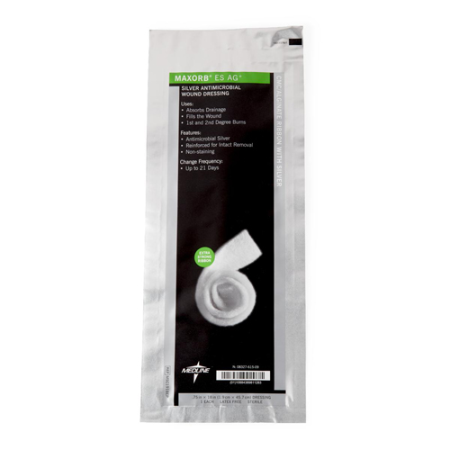 MEDMSC1918EPH - Medline - Medline Maxorb ES Ag+ Silver Antimicrobial Wound Dressing, 1 Each