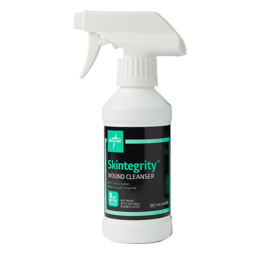 MEDMSC6008EPH - Medline - Medline Skintegrity Wound Cleanser with Educational Packaging, 8 oz. Bottle with Trigger Sprayer