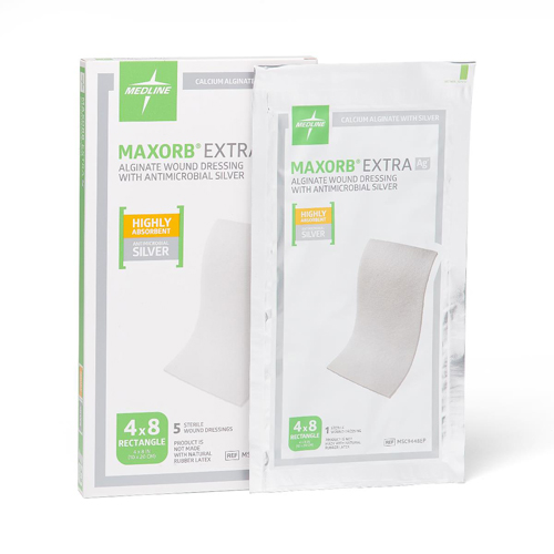 MEDMSC9448EPH - Medline - Medline Maxorb Extra Ag+ CMC/Alginate Dressings, 1 Each