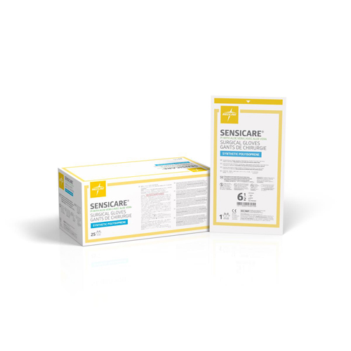 MEDMSG1065 - Medline - Medline SensiCare PI with Aloe Surgical Gloves, Size 6.5, 100/CS