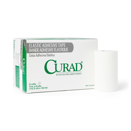 MEDNON260404 - Curad - Curad Elastic Adhesive Bandage Tape, 4" x 5 yd.