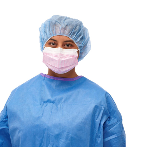 MEDNON27712EL - Medline - ASTM Level 3 Procedure Face Masks with Ear Loops, 300 EA/CS